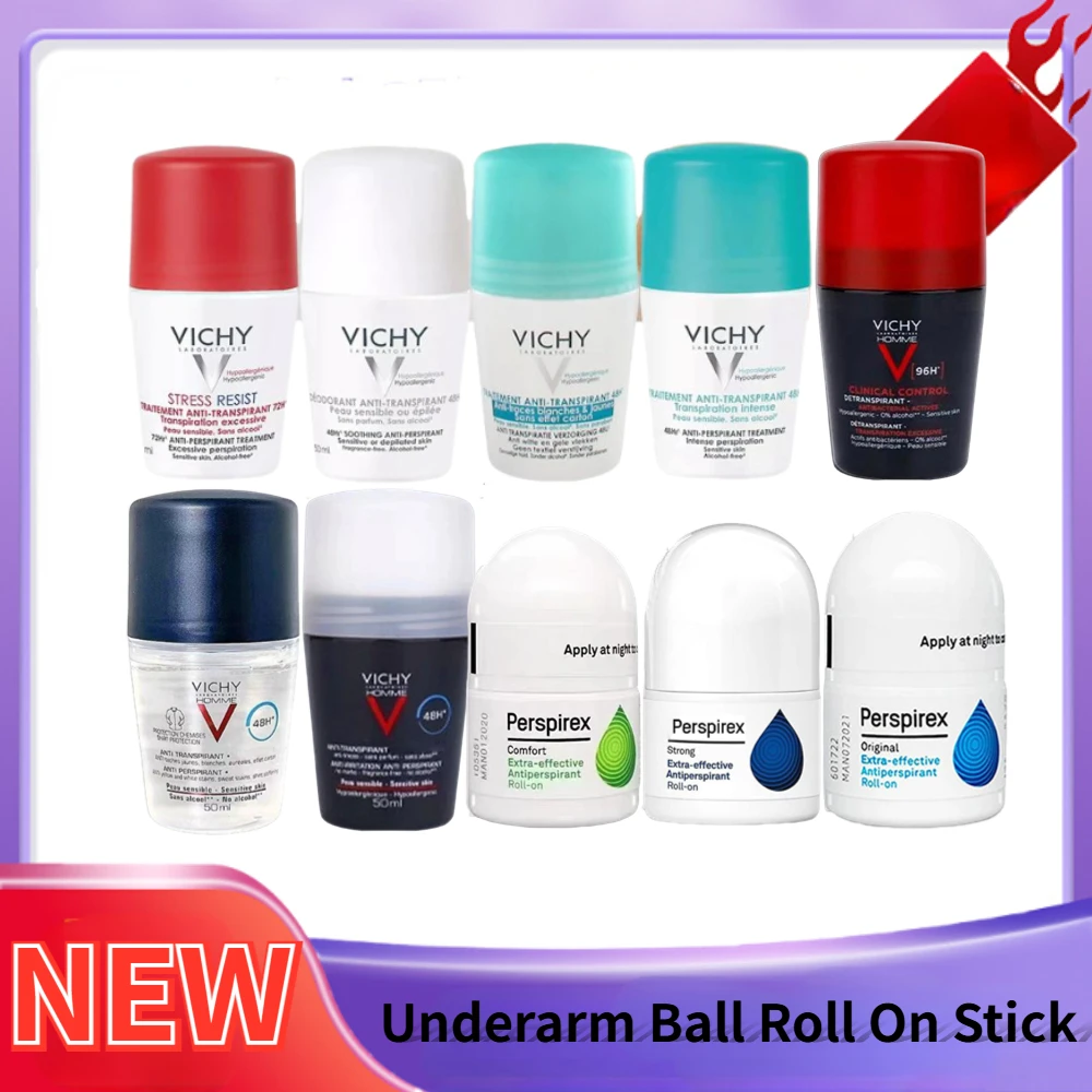 

weizi Perspirex Underarm Ball Roll On Stick Long-Lasting Deodorant Natural Comfortable Refreshing Sweatproof Underarm Odorless