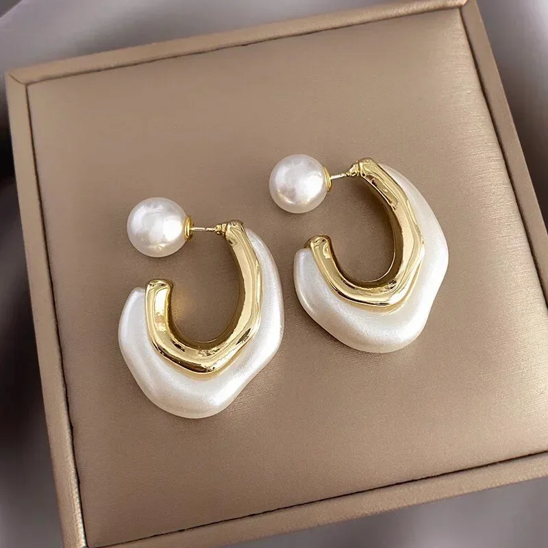 Advanced Minimalist Versatile Elegant Fashionable Earrings Light Luxury Commuting Classic Jewelry Accessory