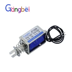 gangbei-1039B Wholesale DC 12V 24V 400mA Force 25N travel 10mm Pull Type Linear Solenoid Electromagnet