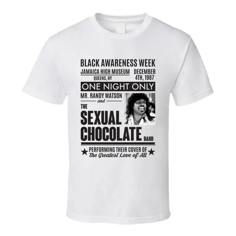 Camiseta Mo de comedia negra de Mr. Randy Watson y la banda de chocolate Sexual vando a Estados Unidos