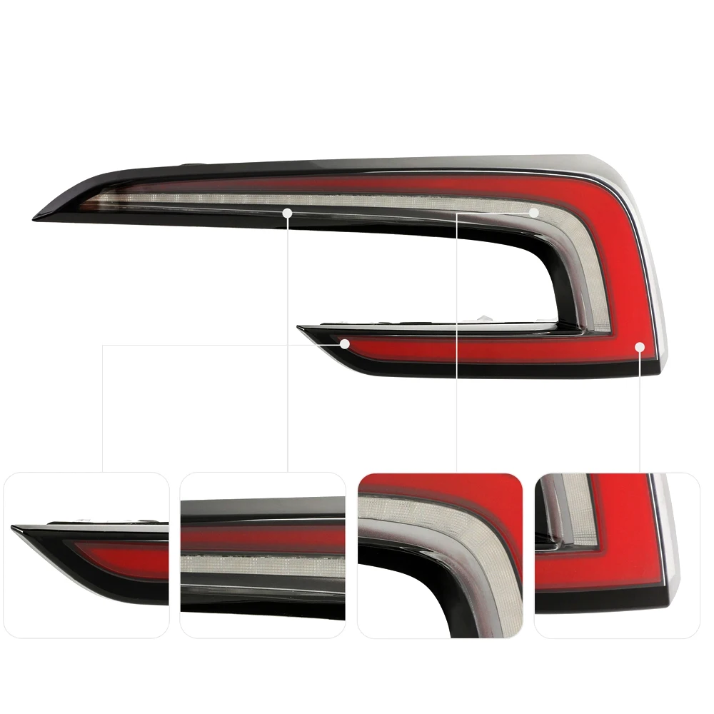 LED Rear Tail Light FOR Tesla Model 3 2023 2024 2025 Car Signal Brake Lamp Bumper Warning Light view 4