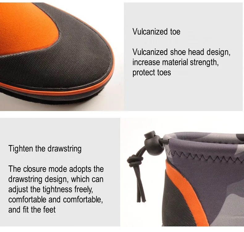 3 مللي متر النيوبرين الدفء الرياضات المائية Spearfishing القوارب التجديف أحذية السباحة الغوص تحت الماء الصيد تصفح الانجراف أحذية الشاطئ