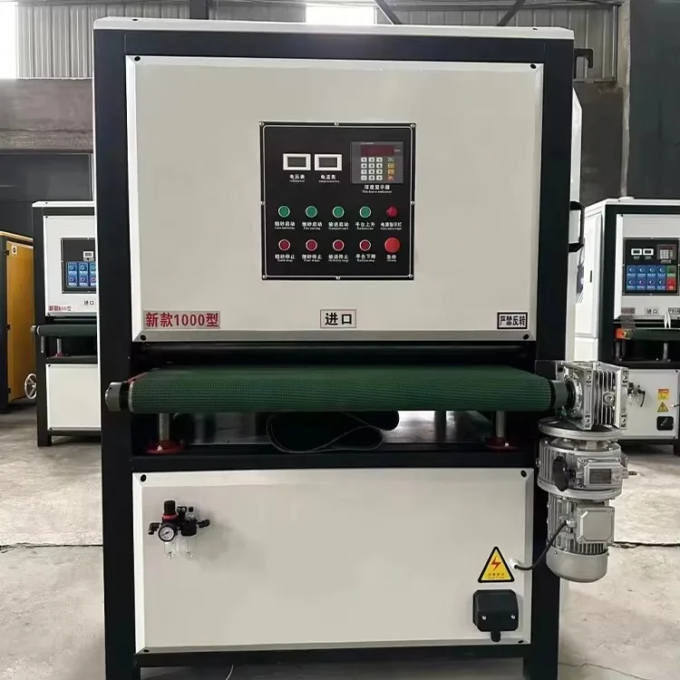 400/600/800/1000 Wide Metal Sheet Belt Sander for Surface Ss Aluminum Copper Oxide Deburring Metal Polishing Machine