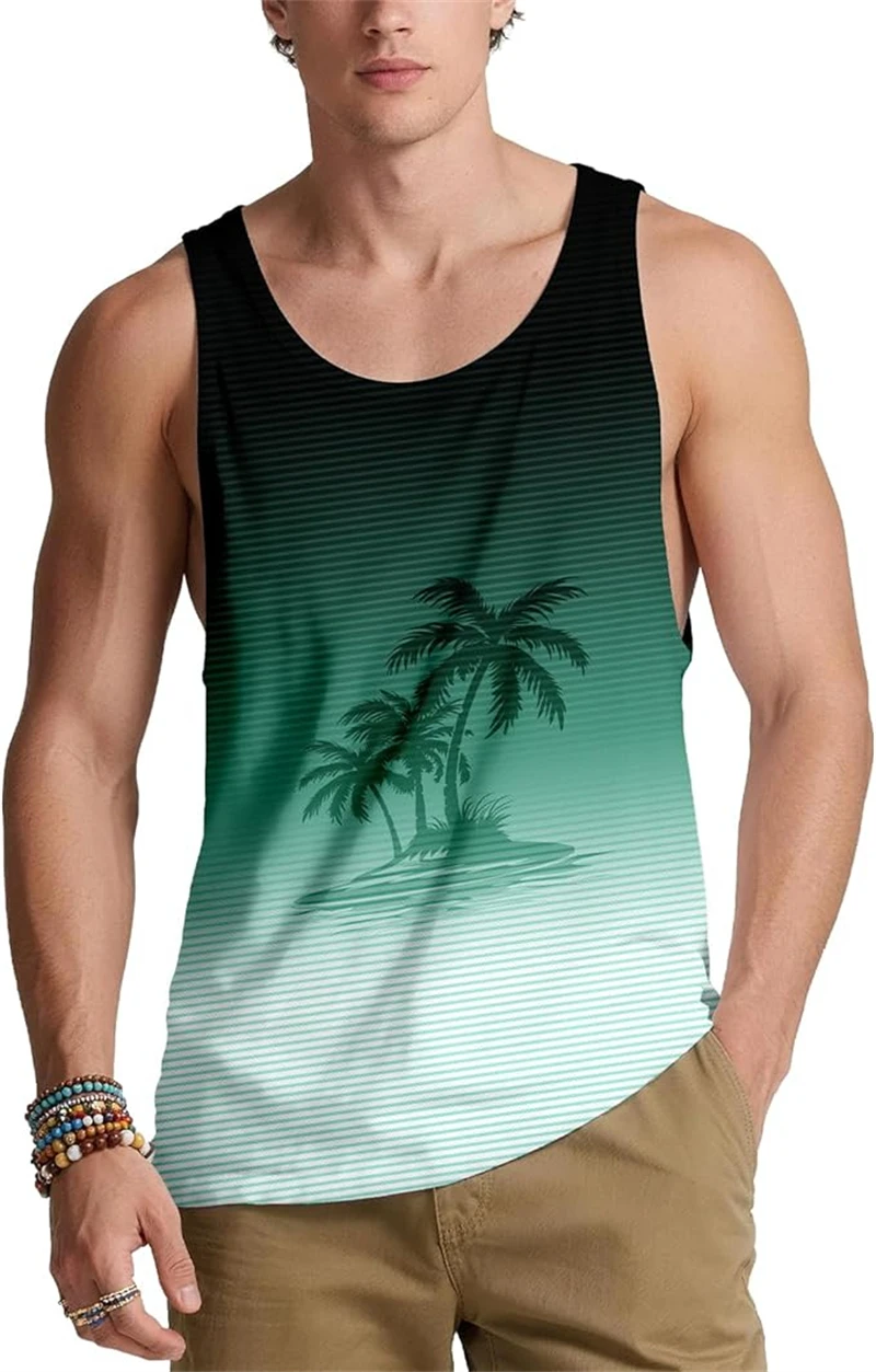 Мужская гавайская майка-безрук – обзор и цена Tank Top Muscle
