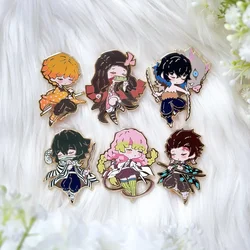 Demon Slayer Anime Enamel pin -Kamado Tanjirou-Kamado Nezuko