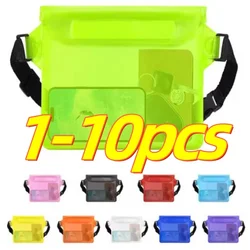 Waterproof Swimming Bag Sealing Drift Diving Waist Pack Skiing Underwater Phone Case Cover Dry Shoulder Bag For Beach Boat Sport