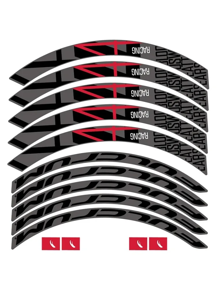 AliExpress NONE Racing 4 DB Road Bike Wheel Set Stickers Bike Rim Decals Cycling Decorative Waterproof R4 Disc Brake Sticker Bicycle Accessories
