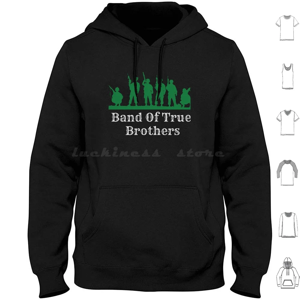 

Band Of True Brothers Hoodies Long Sleeve Band Of Of Brothers Inspired Band Of Brother Hbo Band Of Brothers Hbo War