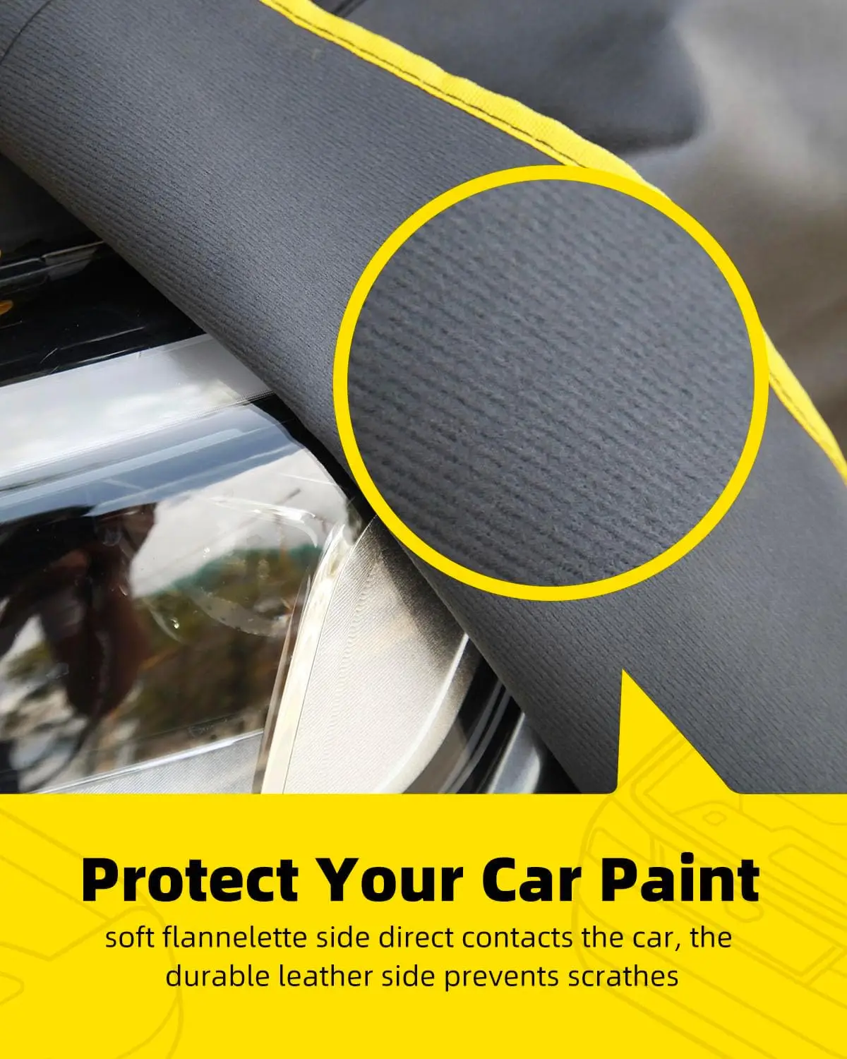 Capas magnéticas para pára-choque de carro de 3 peças com 25 ímãs e ganchos fortes, tamanho grande para SUV/caminhões