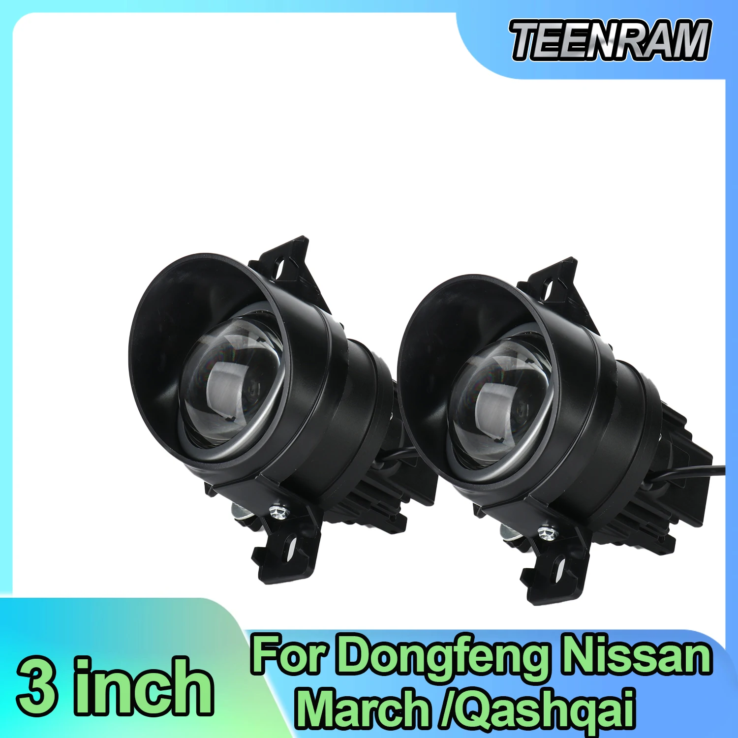 Bi Led Projector Lens 3 Inch - 3인치 바이-LED 안개등 프로젝터 렌즈(브래킷 포함)