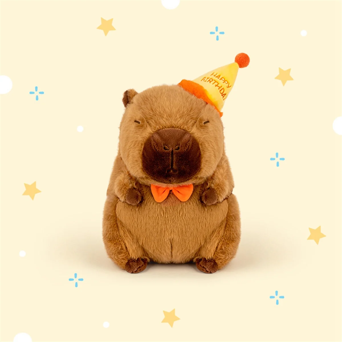 Capybara Plush Doll CuteAnime Fluffty Toy Kawaii Plushie Happy Birthday Doll Gift for Girl Friend Soft Stuffed Animals