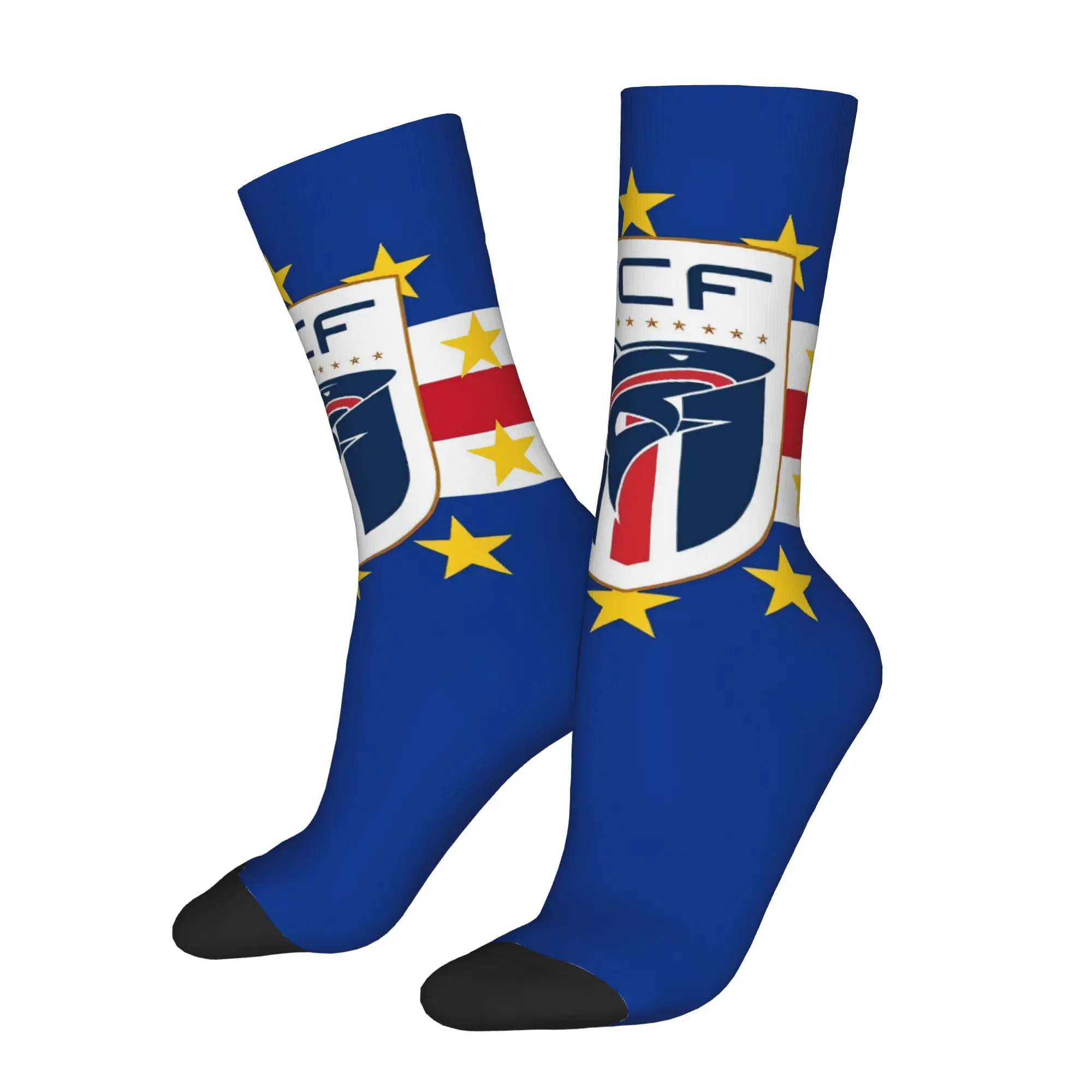 Hip Hop Retro Cabo Verde Crazy Men's compression Socks Unisex  Harajuku Pattern Printed Funny Sock Match Day Essentials
