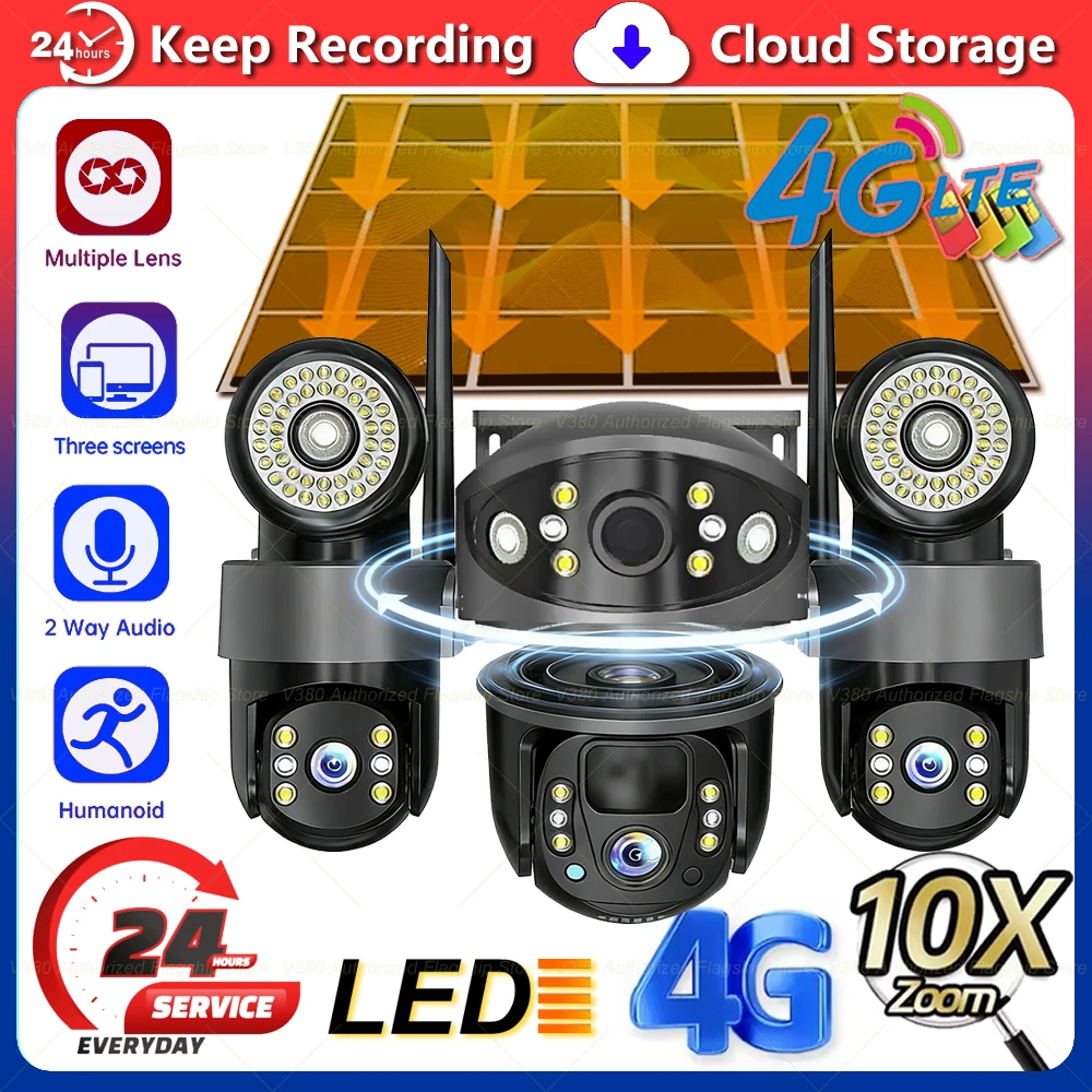 4G Solar Camera Pir…