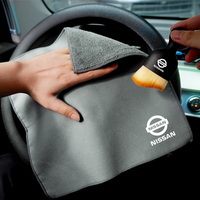 Car Wash Towels Microfiber Rag Cleaning Brush for Nissan X-trail Qashqai Note Juke Sentra Patrol Navara Micra Auto Accessories