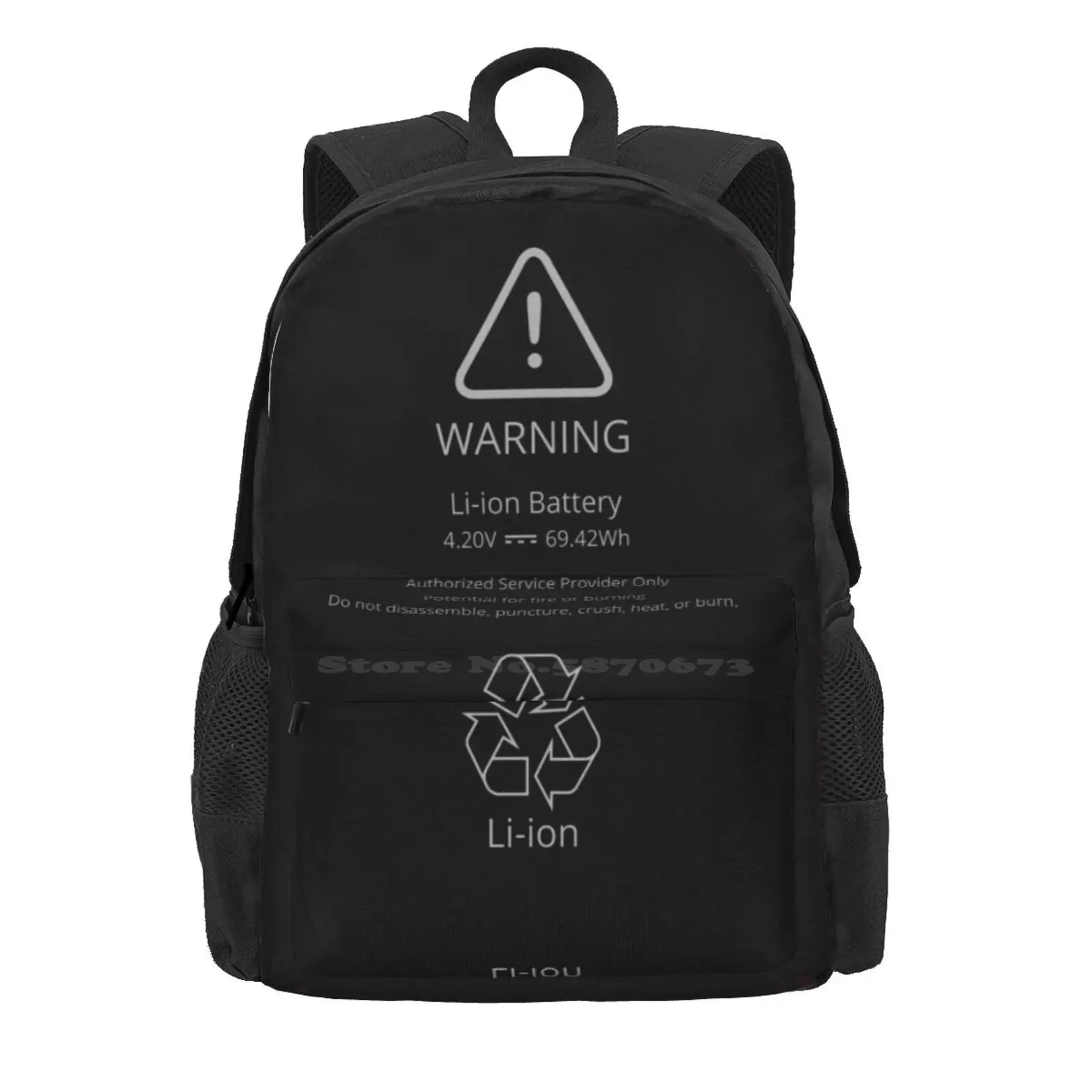 Swollen Battery / Lithium-Ion Battery Hot Sale Schoolbag Backpack Fashion Bags Lithium Swollen Battery