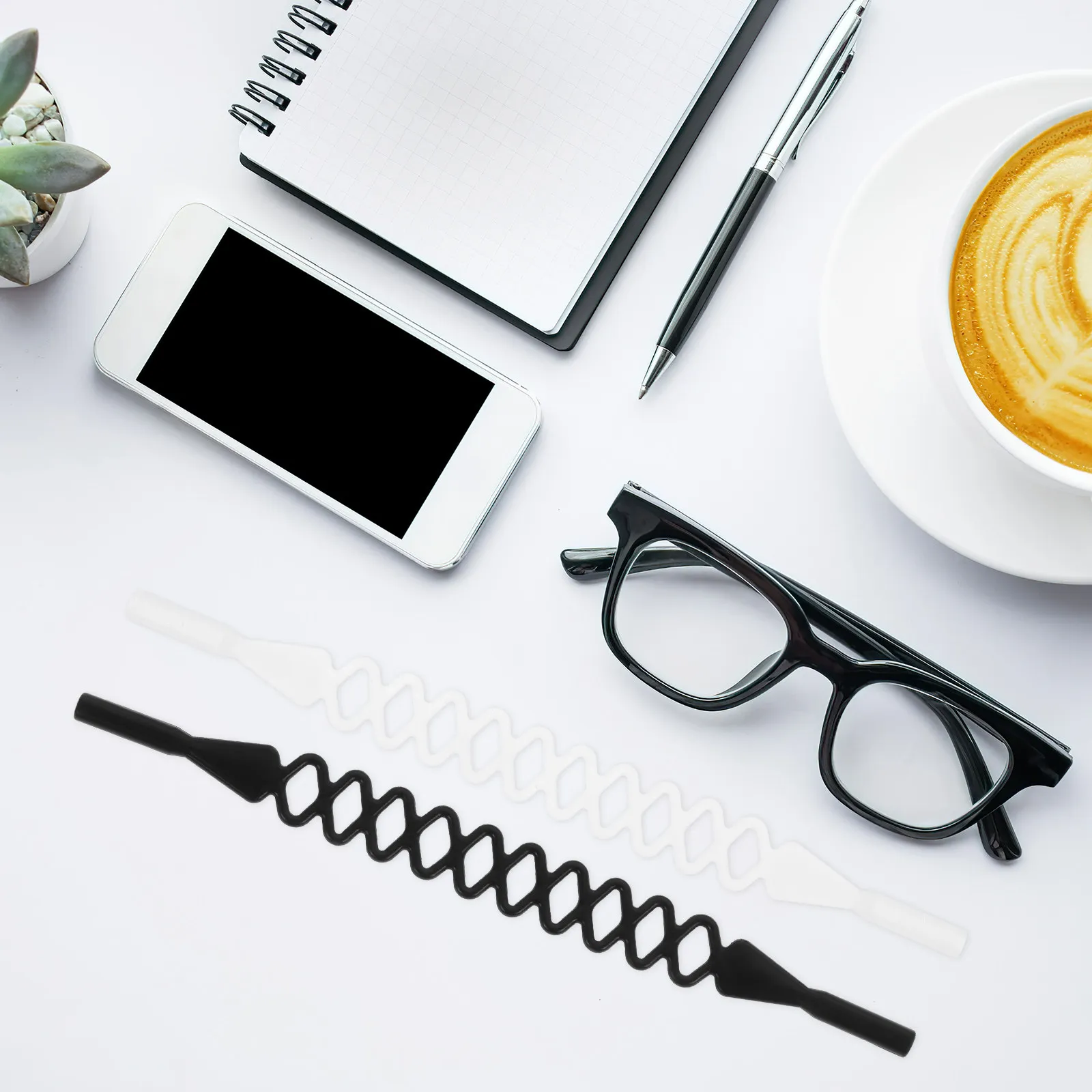 

6Pcs Anti-Slip Glasses Strap Premium Silicone Eyeglass Retainer for Sports Swimming Diving Running Cycling Eyewear Holder