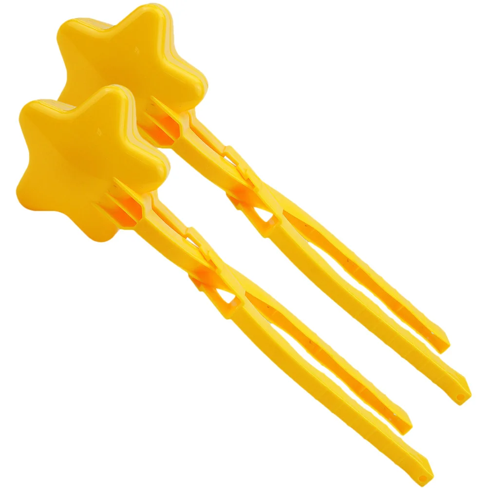 Vaguelly 2 قطعة صانع قابض الثلج أداة ألعاب شتوية إبداعية لعبة قتال محمولة للأطفال في الهواء الطلق قاذف بلاستيكي #1