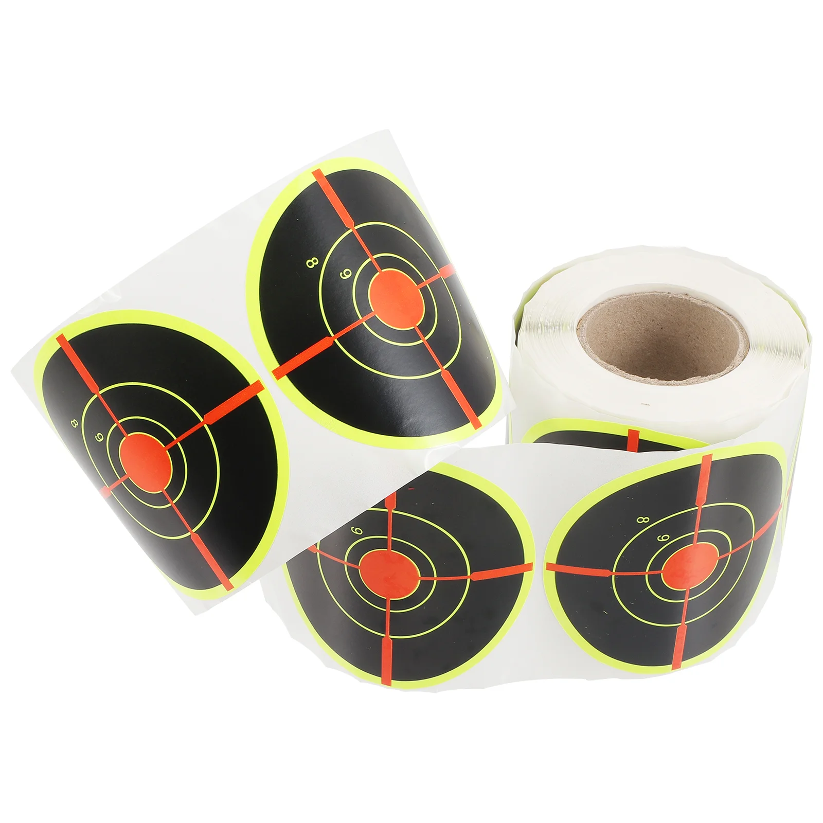 Shooting Bullseye Sticker Range Stickers Practical Labels Sports Archery Portable Pasters Paper Self-adhesive