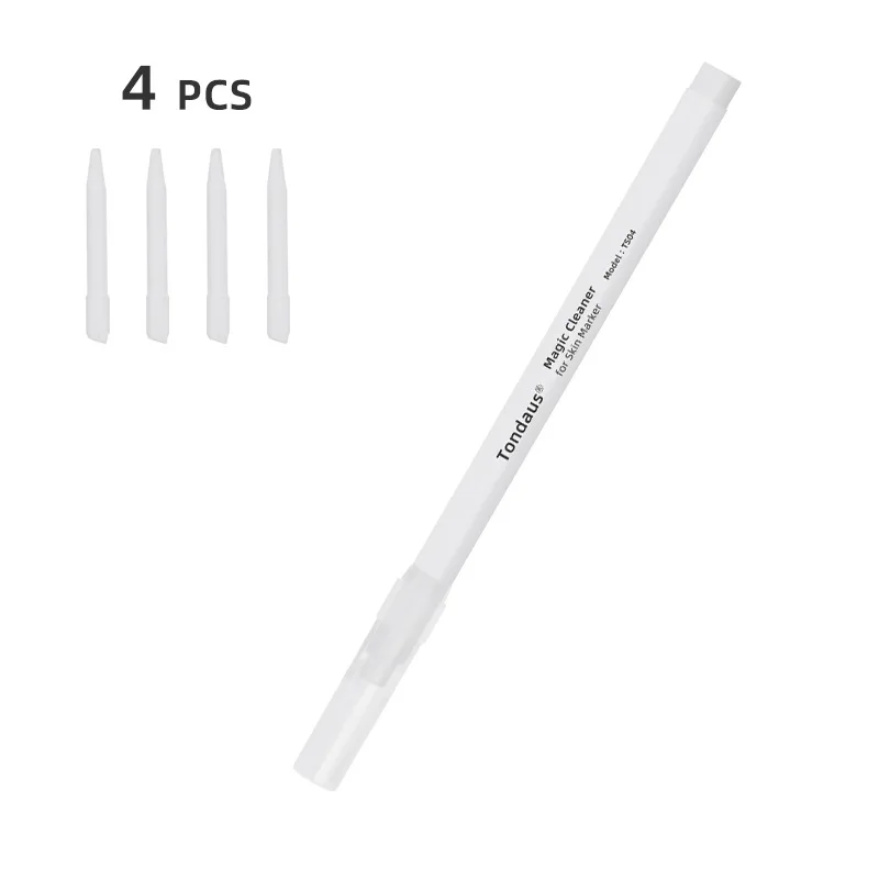 1 Set 3pcs Eyebrow Design Remove Skin Marker Pen Magic Eraser Remover Brush Scribe Tool with Replacement Head Tattoo Accesories view 5
