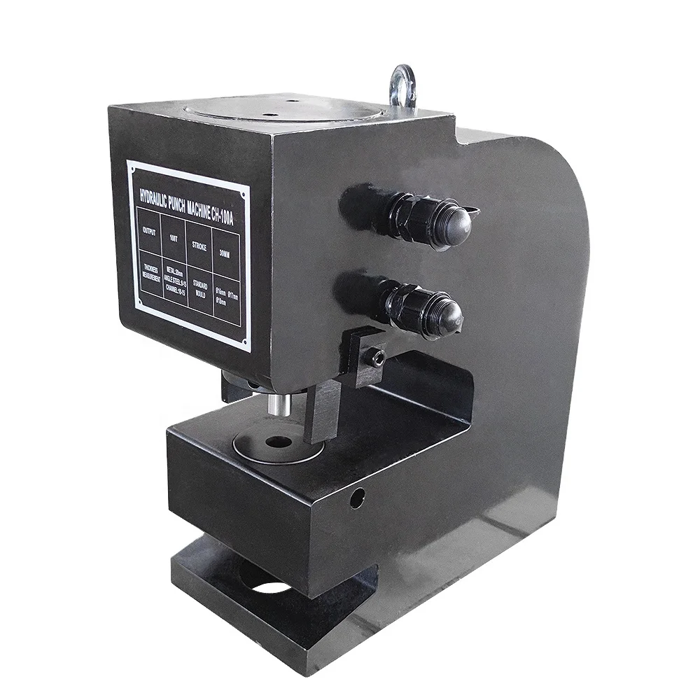 

100T Hydraulic Hole Punching Machine Efficient Tool for Angle Steel U Channel Metal Punching Holes 20mm