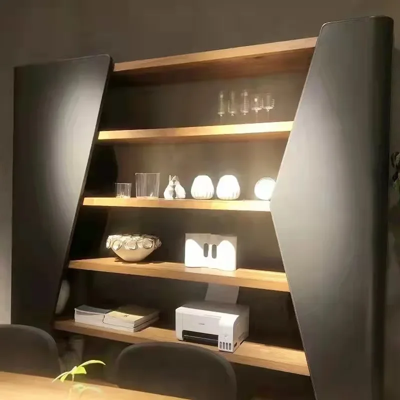 

Light Luxury Bookcase Modern Simple Shelf Display Cabinet