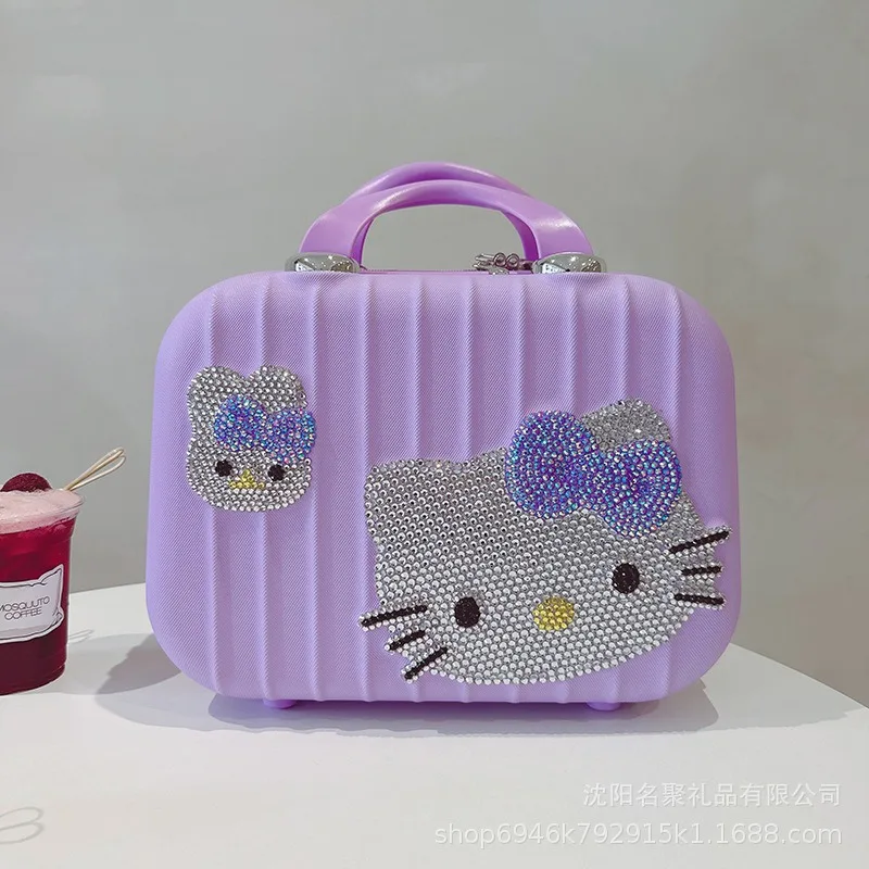 

Sanrio модная сумка для багажа большой емкости с милым мультяшным рисунком Hello Kitty для женщин, уличная дорожная сумка для хранения