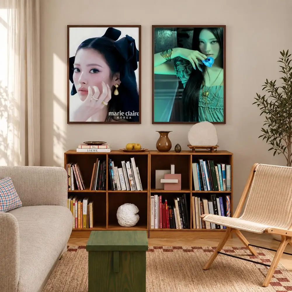 Kpop Idol ANNA Poster Self‑Adhesive Waterproof Poster Sticker Coffee House Bar Wall Art Home Decor