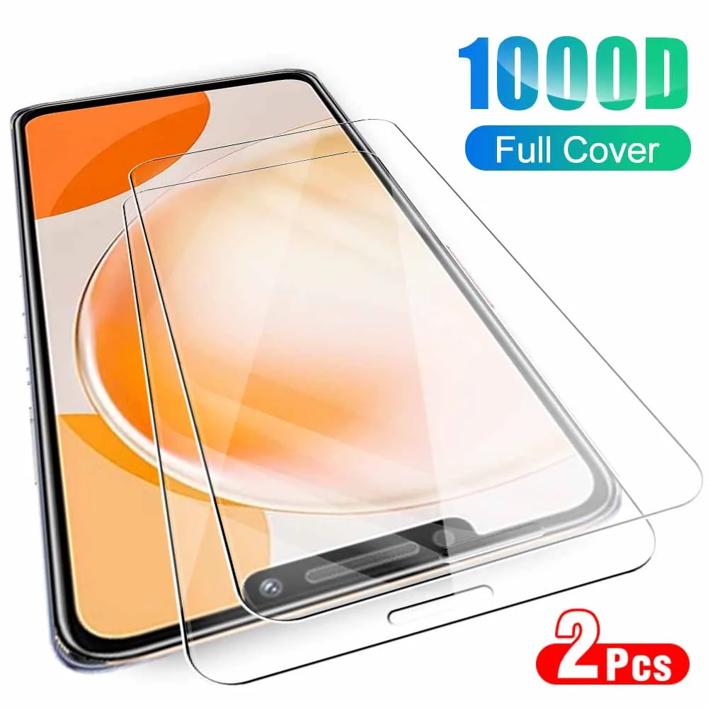 2PCS Tempered Glass Case For Huawei nova Y91 Enjoy 60X Screen Protectors For Huawei novay91 4G Protective Film Cover 6.95inches