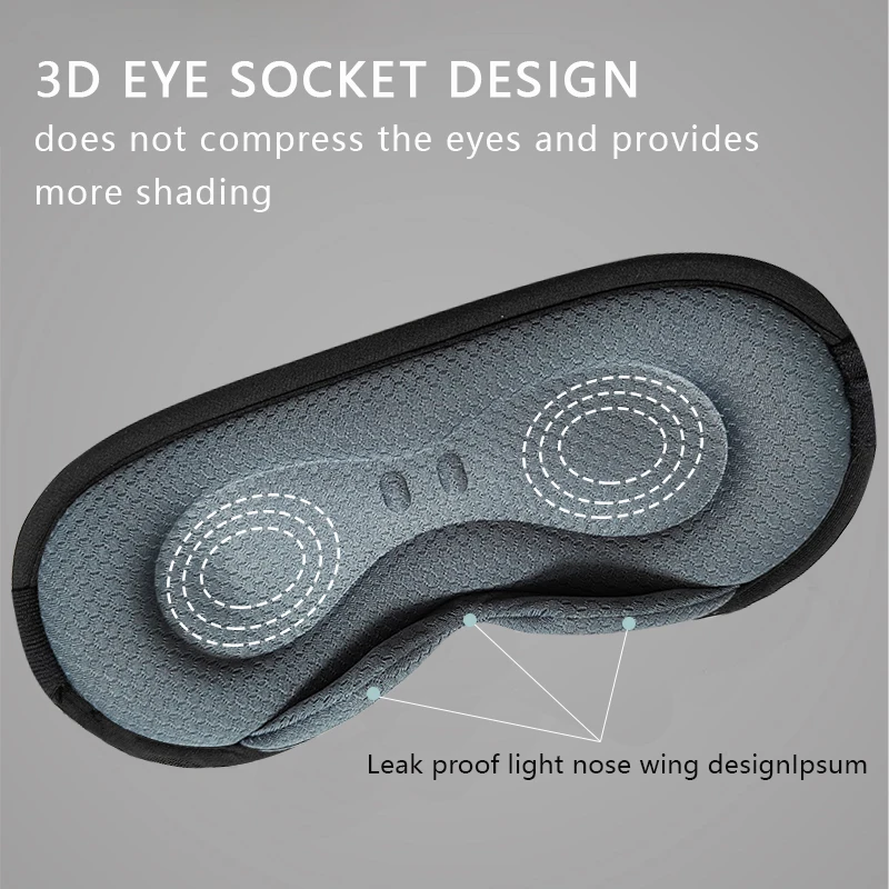 3D Eye Protection Steam Eye Mask Electric Heating Hot Intelligent Heating Sleep Shading USB Connection