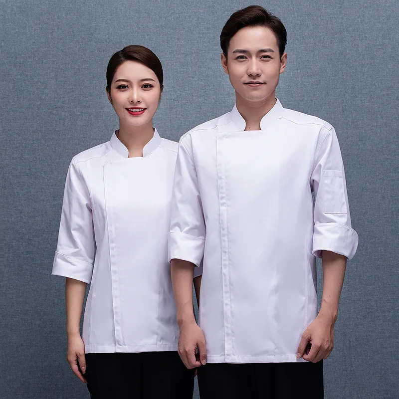 Chef Uniform Long Sleeve Autumn And Winter Clothes Sweat-Absorbent Breathable Hotel Western Restaurant Canteen Kitchen U