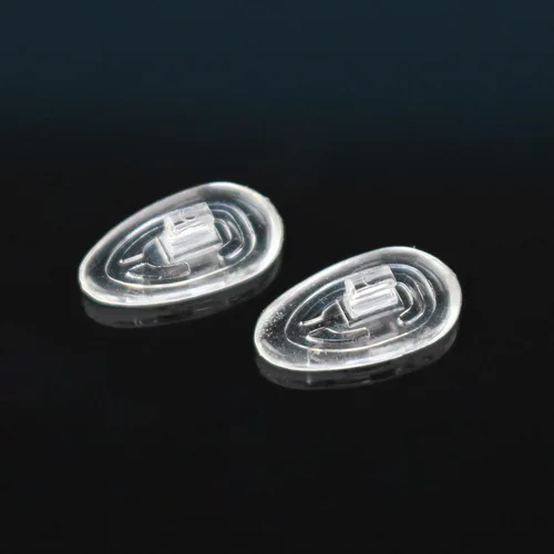 500 Uds. Tipo de empuje, envío gratis, venta al por mayor, gafas, almohadillas nasales de silicona, varios tipos de tamaños, pieza accesorio para gafas