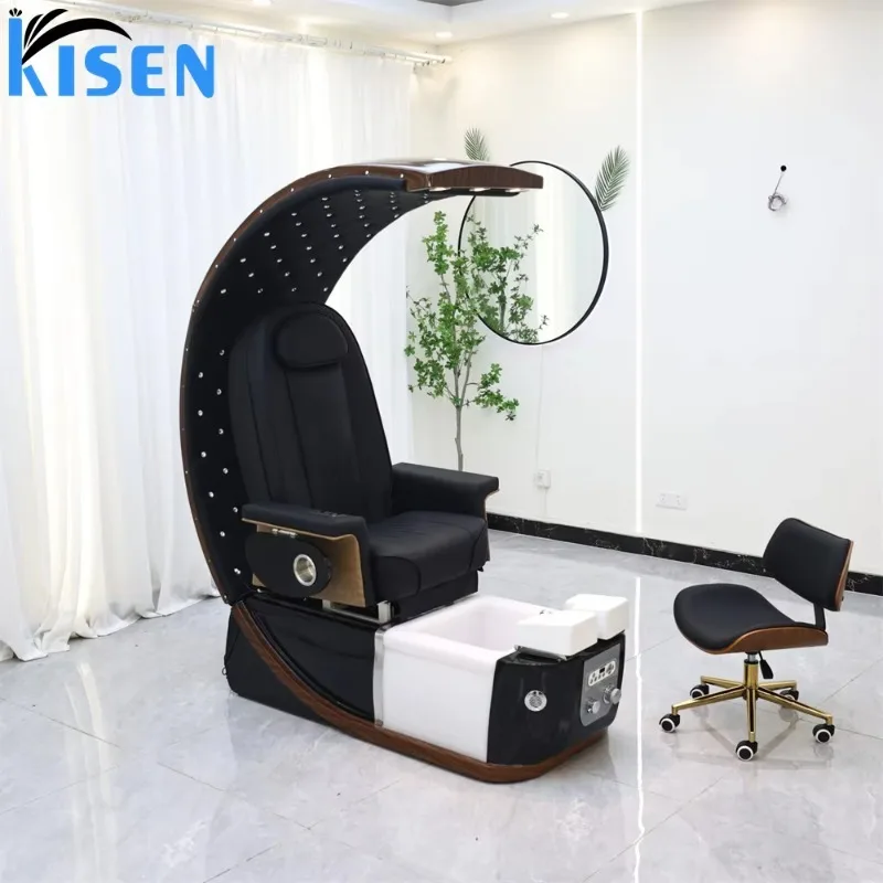 

Wholesale Customization Color Foot Spa Manicure Pedicure Set Nail Salon Pedicure Furniture Electric Massaging Chairs for Sale