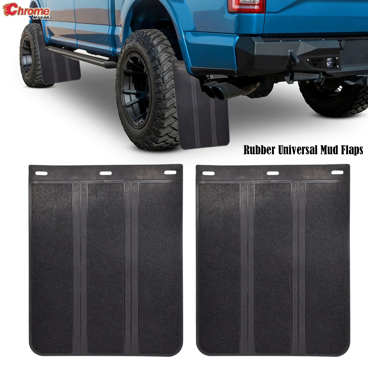 For Toyota VW AUDI KIA Renault Ford Rubber Mudflaps Pickup SUV Van Truck Mud Flaps Splash Guards Mudguards Dirty Traps Universal