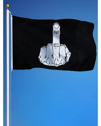 60x90cm 90x150cm Middle Finger Flag Banner Tapestry