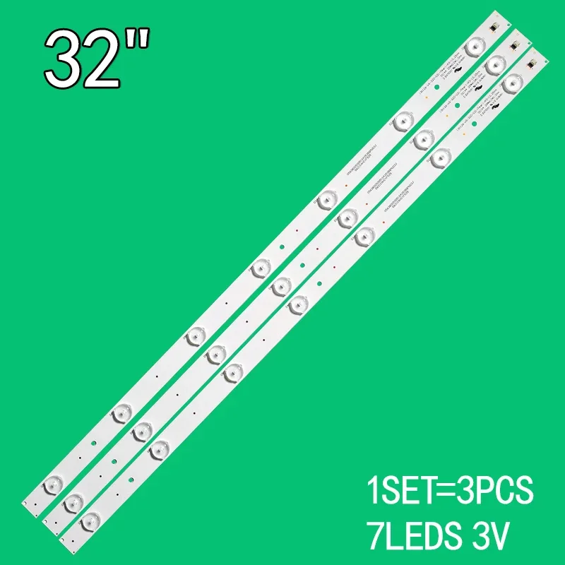 Tira de retroiluminação LED para 131126-WS-320-021-Pear1-A3, TC-32A400U, V320HWSD06, TH-32A400C, TC _- 32A400B, TC-32A400X