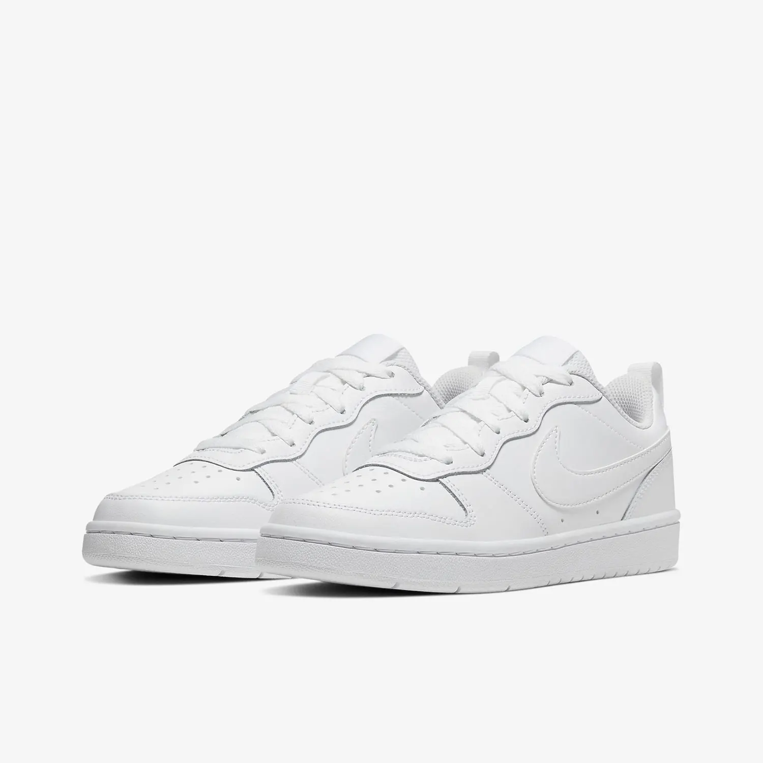 

Официальные аутентичные женские кроссовки Nike COURT BOROUGH LOW 2, GS, большие детские туфли BQ5448-100