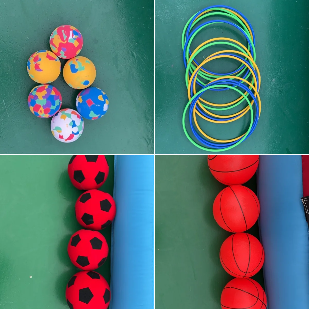 4in1 Commercial Rental Inflatable Carnival Game Inflatable Sport Games