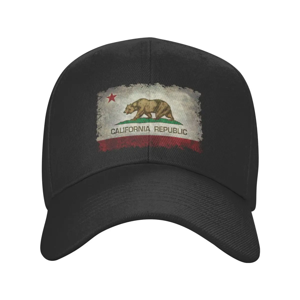 Unisex California Republic Bear Flag Caps Fashion Baseball Cap Polyester Hats Sun Caps Adjustable Sun Hats Wholesale New