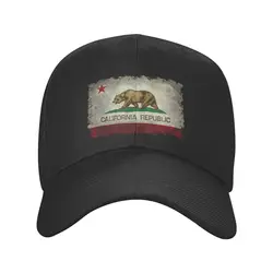 Unisex California Republic Bear Flag Caps Fashion Baseball Cap Polyester Hats Sun Caps Adjustable Sun Hats Wholesale New