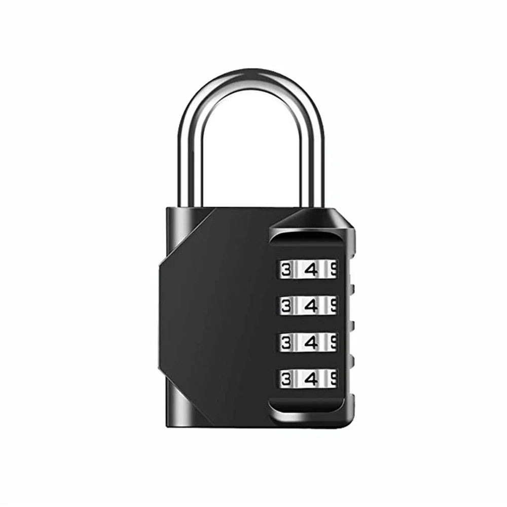 ORIA Combination Padlock Password Locks 4 Digit Waterproof Outdoor Lock For Door Suitcase Bag Package Cabinet Locker Window