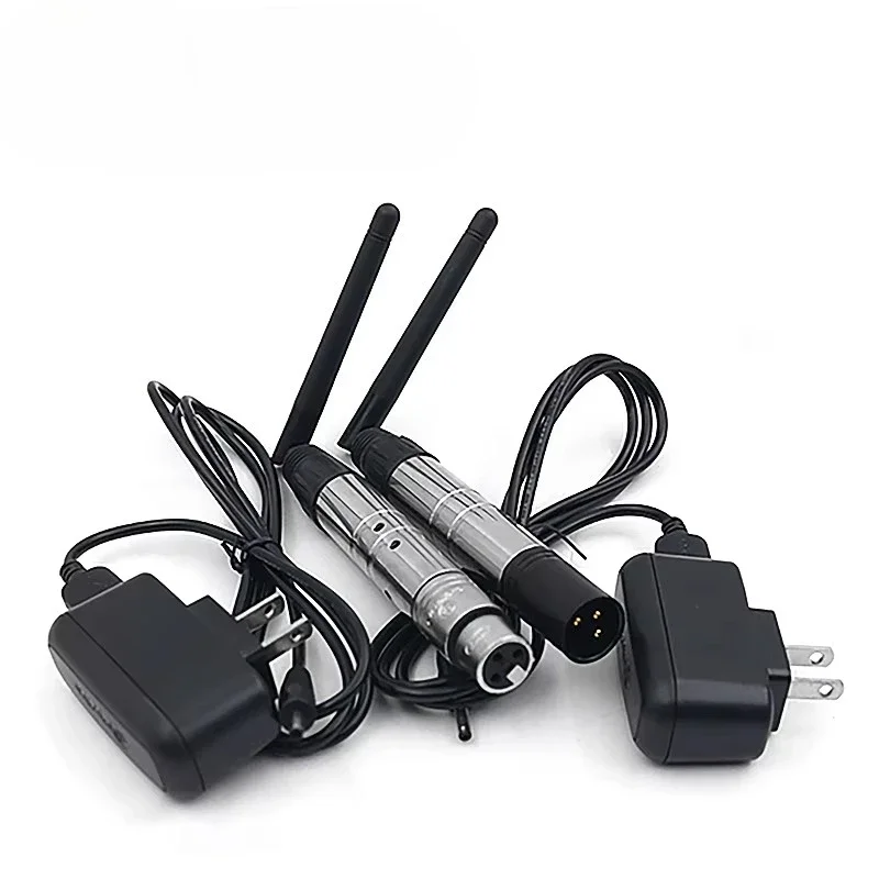 Wireless Dmx512 Signal Transmitter and Receiver Stage Lighting 2.4g 3-Pin Xlr Connector dj Light Emitting Diode Receiver