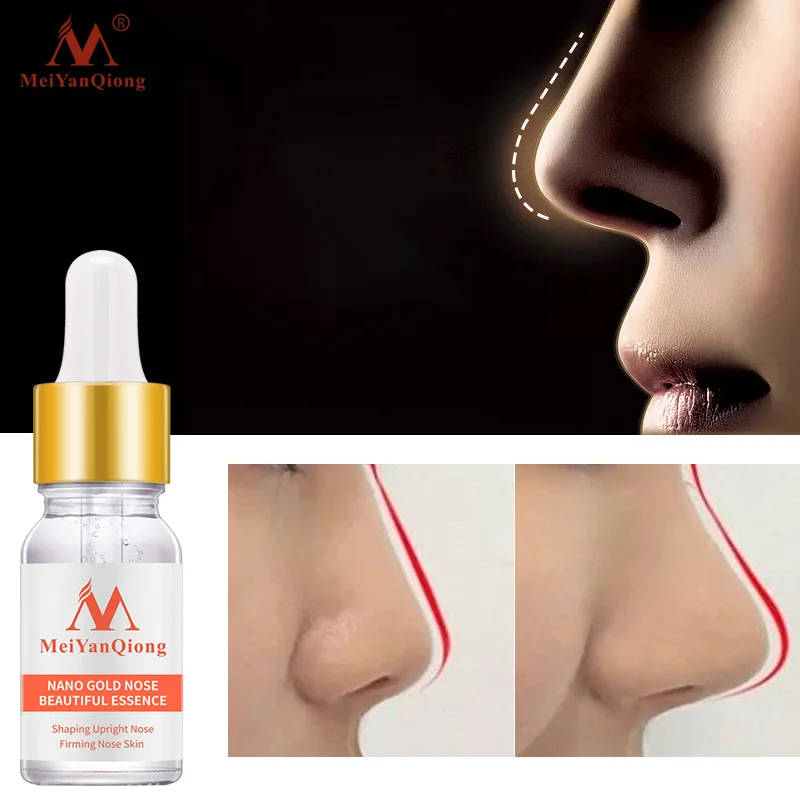 MeiYanQiong — Huile Essentielle pour le Nez, Produit de Soin Naturel de la Peau, avec Collagène, Raffermissant, Hydratant, Remodelant, Rhinoplastie