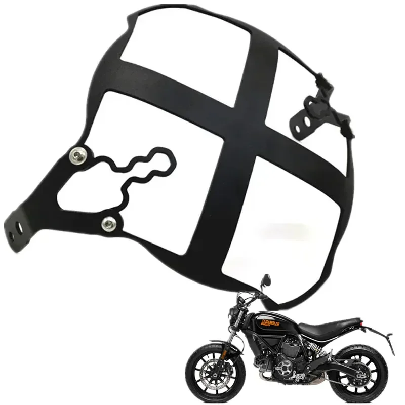 

Для DUCATI Scrambler 400 800 1200 аксессуары для мотоциклов Защитная крышка из нержавеющей стали для фар Scrambler400 Scrambler800