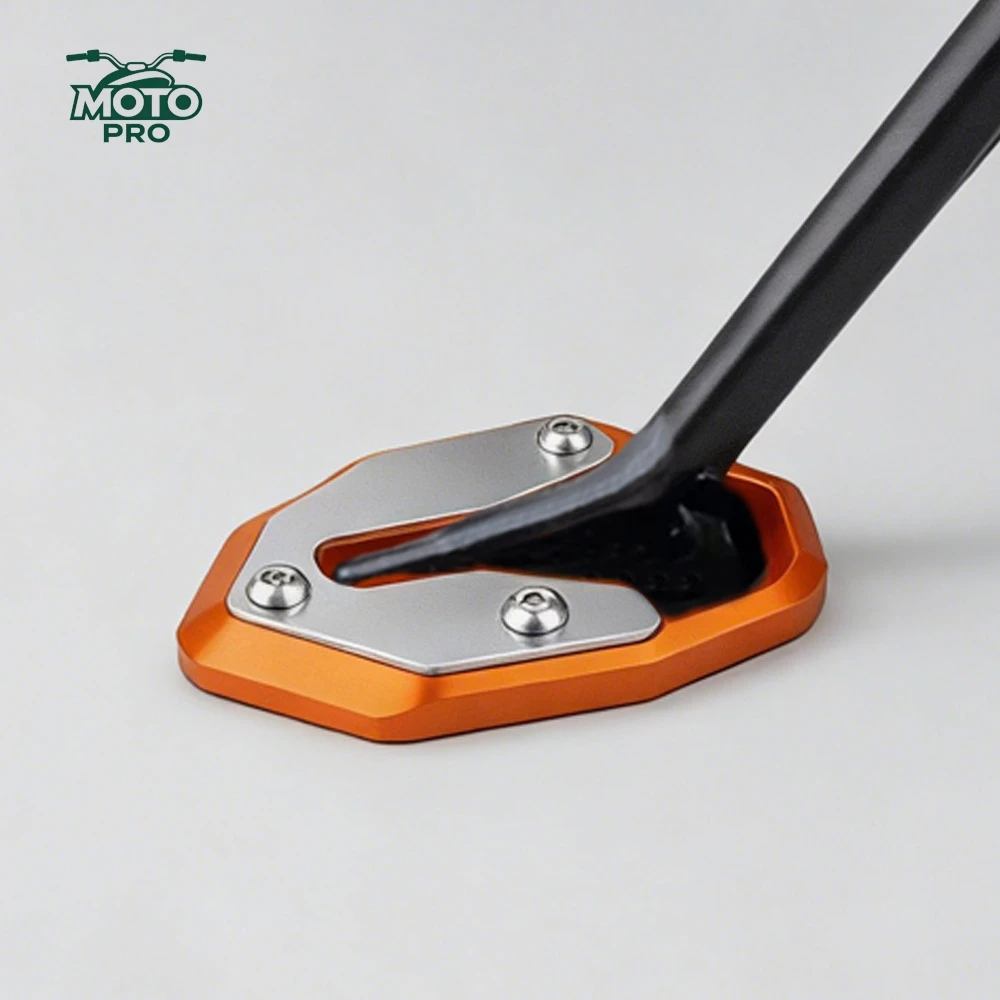 

Motorcycle Accessorie For KTM 990 Duke R 2026 Side Stand Extension Pad Kickstand Enlarger Plate 990 Duke 990 Parts 2024 2025