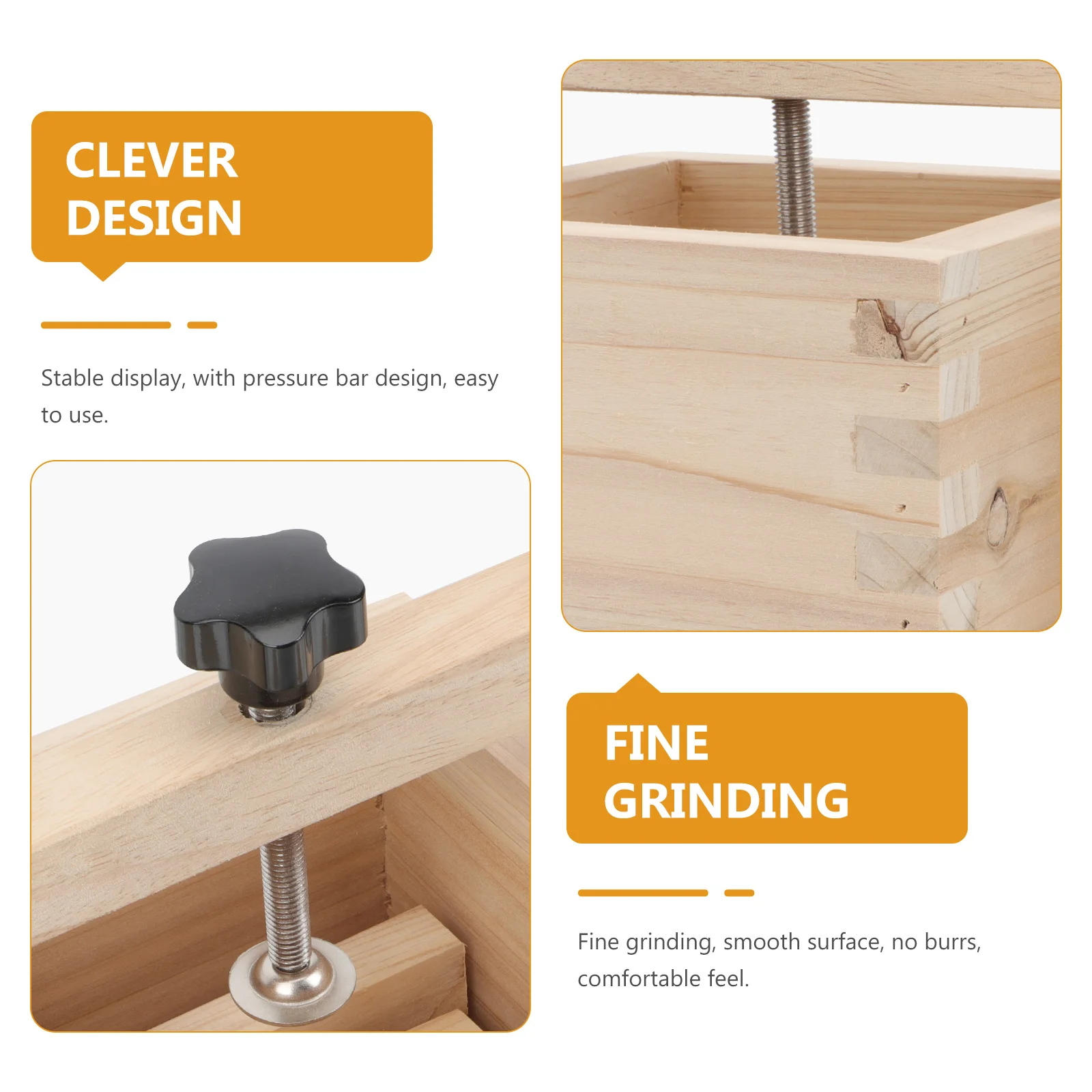 

1pcs Press Wooden Box Manual Meat Press Meat Mold Presser For Steak Tofu Making Kitchen Gadget Multipurpose Diy Tool