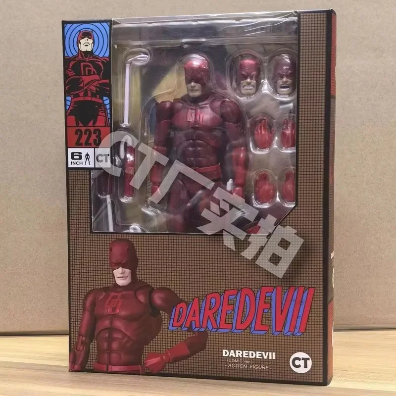 

CT Daredevil Figure Mafex 223 Comic Version Anime Action Figure Shf Collectible Model Statue for Children Birthday Gifts