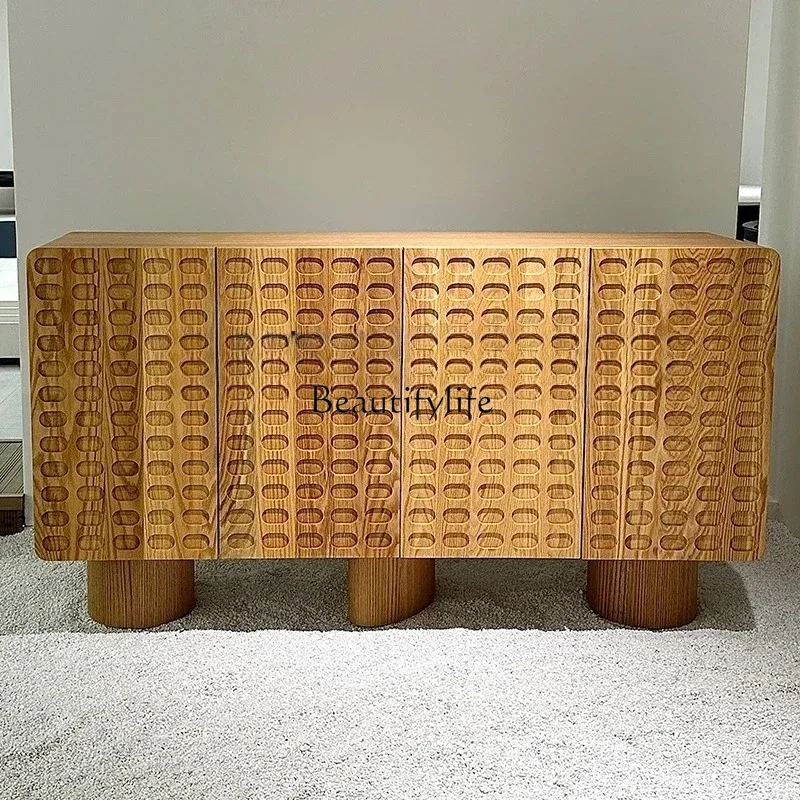 

z.French side cabinet antique bedroom home dining side cabinet designer