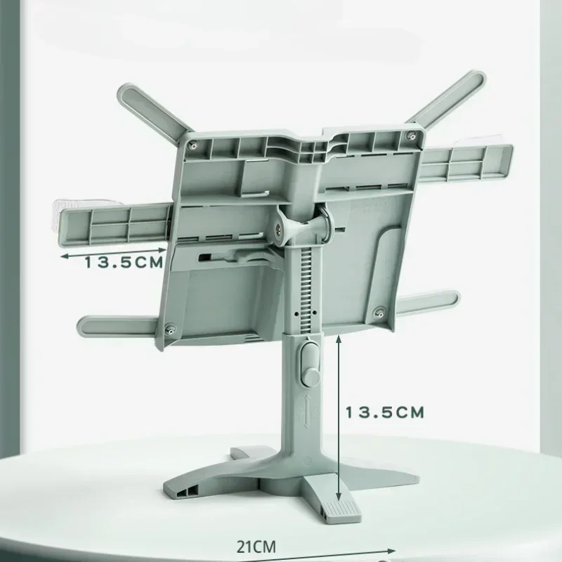 조정 가능한 독서 책장 리프팅 랜딩 독서 스탠드, 휴대용 책 거치대 지지대, 가정용 다기능 문서 선반