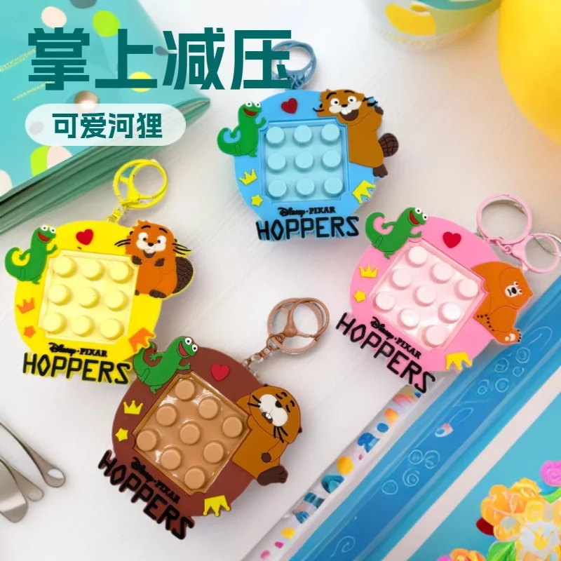 

Pinch Music - Beaver Transformation Plan Shoppers Pocket Stress Relief Mini Game Accessories Keychain Toys Anime Cartoon Frind