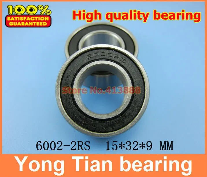 

NBZH bearing500pcs/lot Free Shipping Wholesale Deep Groove Ball Bearing Double Rubber Sealing Cover 6002-2RS 15*32*9 Mm